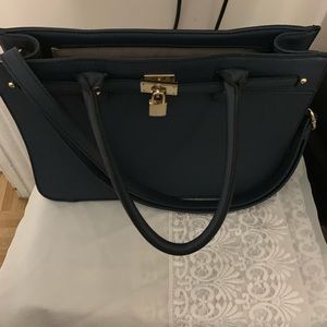 Blue navy purse .